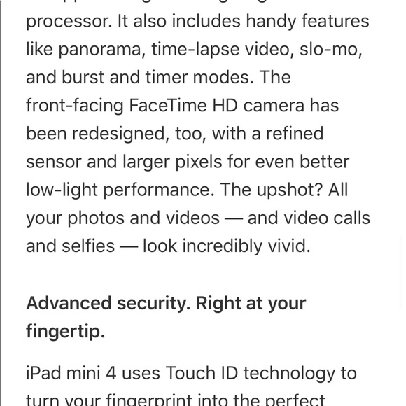 ipad mini 4 32 GB Apple wi fi wi-fi Brand New - Picture 7 of 8